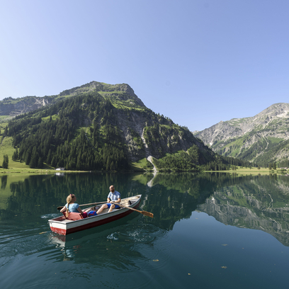 Badesee im Tannheimer Tal.